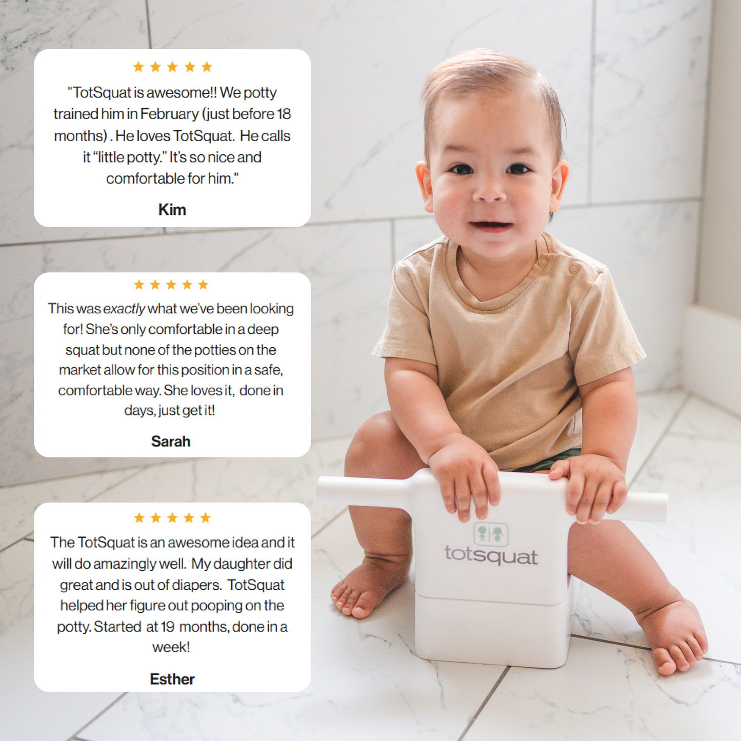 TotSquat "Potty By Myself" Kit